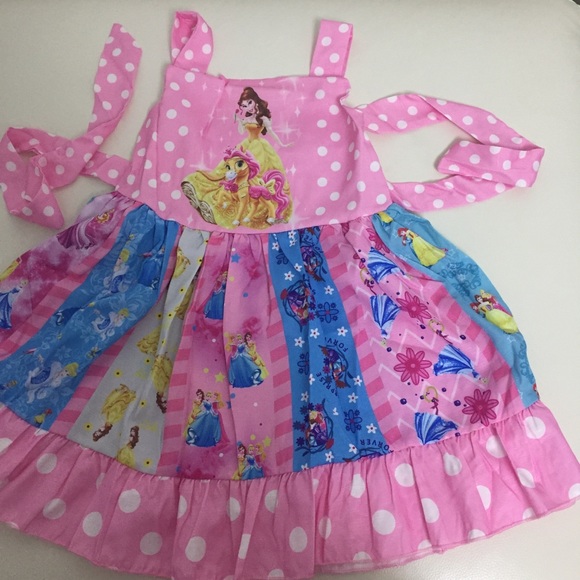 Princess Belle Cute Pink Twirl Dress - Picture 3 of 7